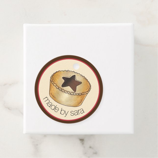 Étiquettes Cadeau Pâtisserie britannique Pâtisserie artisanale (En situation)