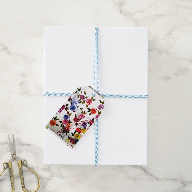 ÉTIQUETTES-CADEAU PEAU D'EAU FLEUVE (Avec de laficelle)