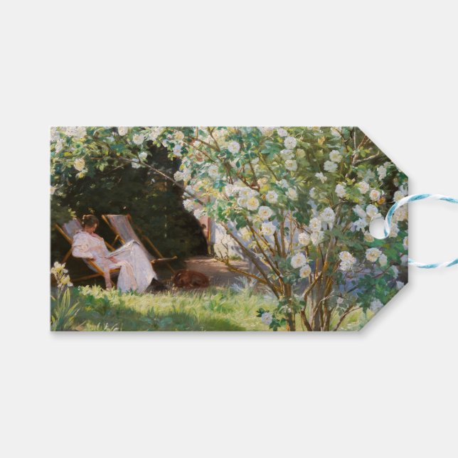 Étiquettes-cadeau Peder Severin Kroyer - Roses (Devant (Horizontal))