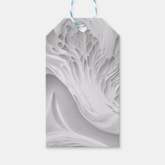 Étiquettes-cadeau Peigne blanche