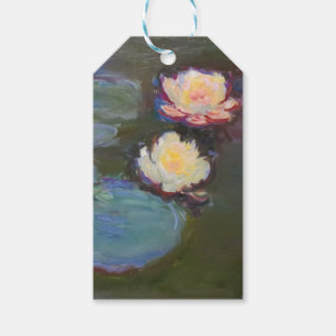 Étiquettes-cadeau Peinture de nénuphars d'étang de Monet