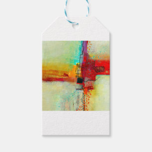 Étiquettes-cadeau peinture fraîche