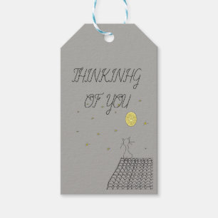 Étiquettes-cadeau Penser à vous - Balise cadeau