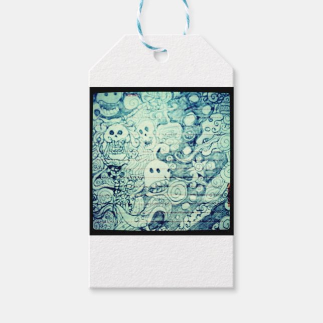 Étiquettes-cadeau penseur imaginatif yaie (Devant)