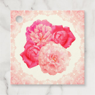 Étiquettes Cadeau Peonies & Rose Cadeau Favoriser Tags Occasion spéc