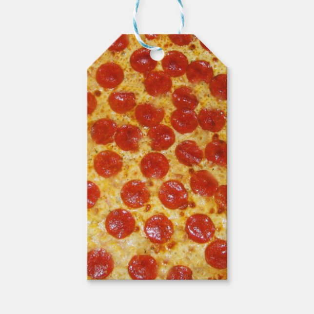 Étiquettes-cadeau Pepperoni Pizza (Devant)