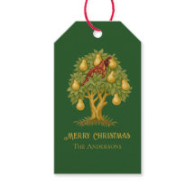 Perdrix dans un arbre élégant de Noël vert