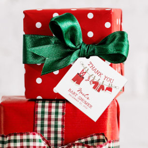 Étiquettes Cadeau Père Noël Baby Christmas Baby shower