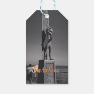 Étiquettes-cadeau Père Noël Cruz, CA Halloween sticker à thème