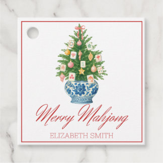 Étiquettes Cadeau Personalized American Mahjong Gift Tags