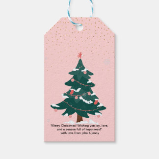 Étiquettes-cadeau "Personalized Christmas Gift Tags - Customizable