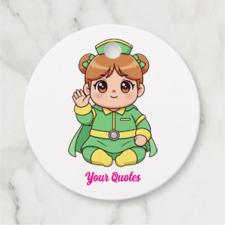 Étiquettes Cadeau Personnage Chibi Kawaii Adorable