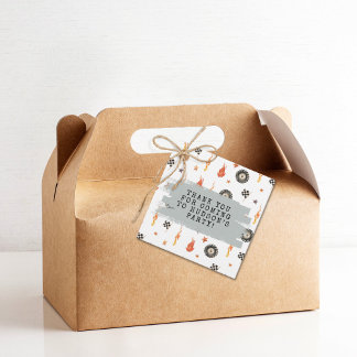 Étiquettes Cadeau Personnalisable Garçons modernes Camions Chèques d