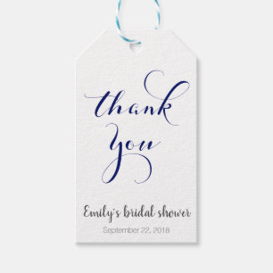 Étiquettes-cadeau Personnalisable merci pour les balises, marine