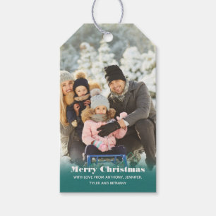 Étiquettes-cadeau Personnalisé avec le nom Photo personnalisée Noël