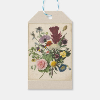 Étiquettes-cadeau Personnalisé Vintage Floral Historique
