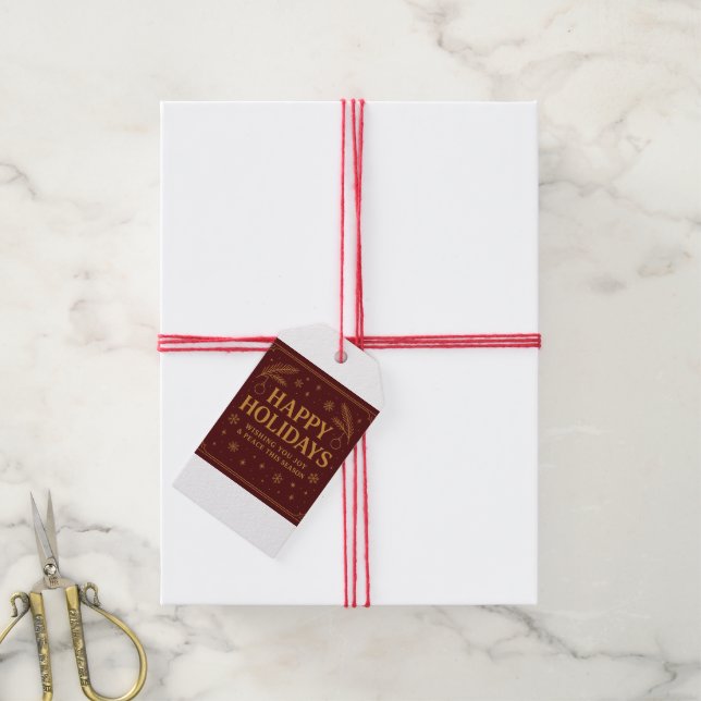 Étiquettes-cadeau personnalisées (Avec de la ficelle)