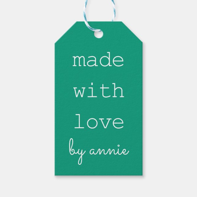 Étiquettes-cadeau personnalisées (Devant)