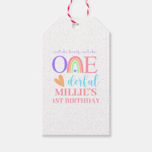 Étiquettes Cadeau Personnalisées Arc-en-Ciel Paste