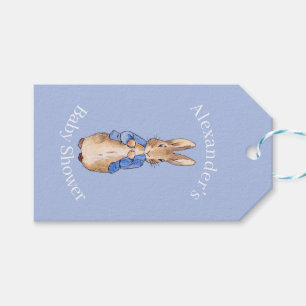 Étiquettes-cadeau Personnaliser la classique lapin Baby Shower