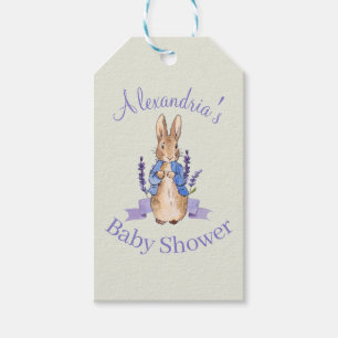 Étiquettes-cadeau Personnaliser la classique lapin bébé shower