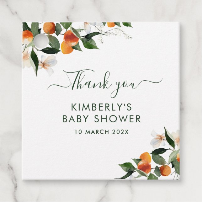 Étiquettes Cadeau petit baby shower (Devant)