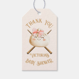 Étiquettes-cadeau Petit Baby shower de fille minuscule Dim