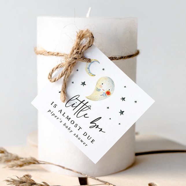 Étiquettes Cadeau Petit Baby shower fantôme d'Halloween Boo (Créateur téléchargé)