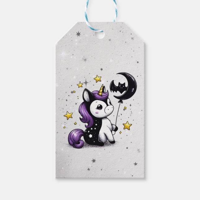 Étiquettes-cadeau Petit Baby shower Unicorn (Devant)