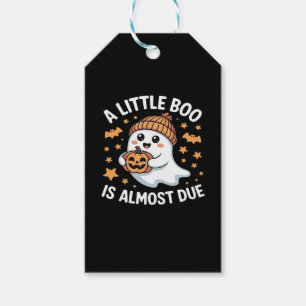 Étiquettes-cadeau Petit Bois Est Presque Dû Halloween Grossesse Reve