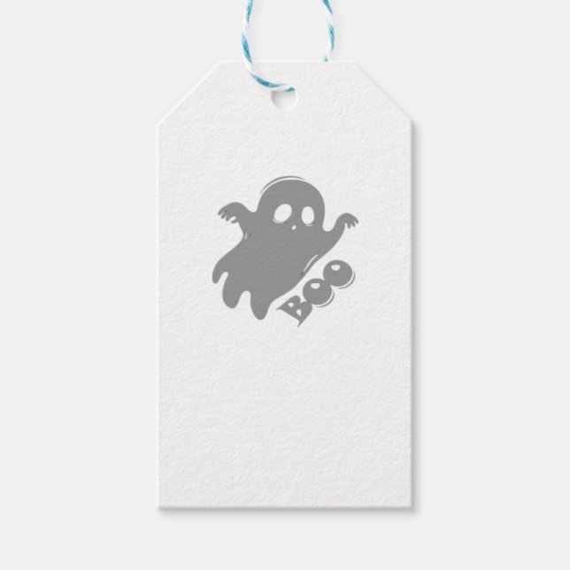 Étiquettes-cadeau Petit Boo esthétique simple (Devant)