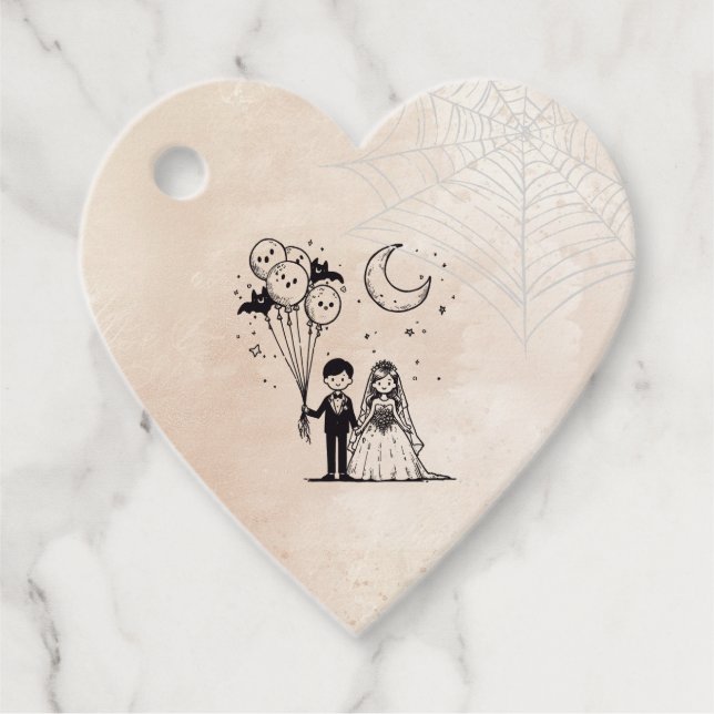Étiquettes Cadeau Petit couple éffrayant (Devant)