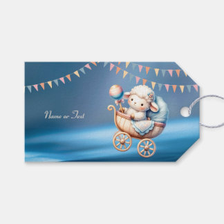 Étiquettes-cadeau Petit Lampe Douce Ciel Bleu Belle