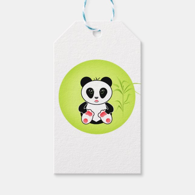 Étiquettes-cadeau Petit Panda (Devant)
