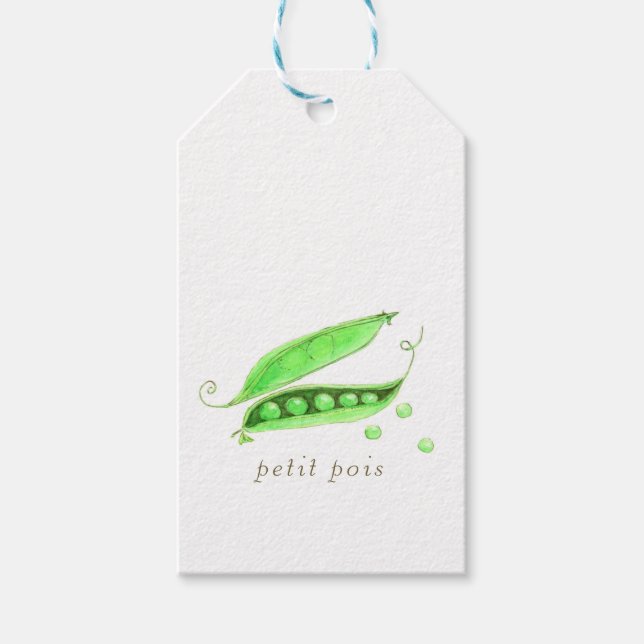 Étiquettes-cadeau Petit Pois (Devant)