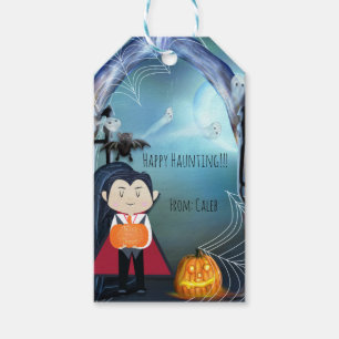 Étiquettes-cadeau Petit Vampire Dracula Faveur de fête d'Halloween