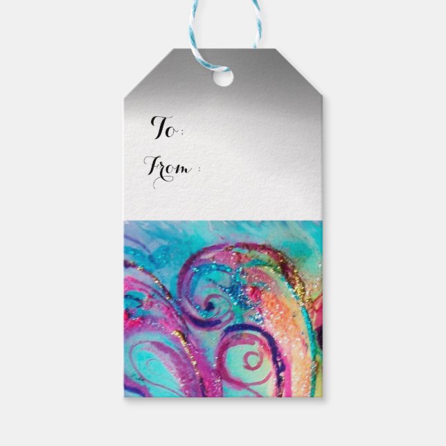 ÉTIQUETTES-CADEAU PETITE ELLE DE CHAMPIGNONS (Devant)