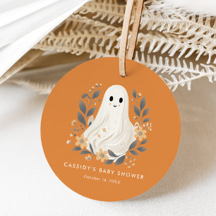 Étiquettes Cadeau Petite Fée Bohème Fantôme Halloween Baby Shower
