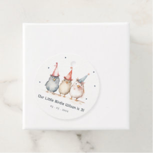 Étiquettes Cadeau Petits Oiseaux De Soirée N'Importe Quel Anniversai