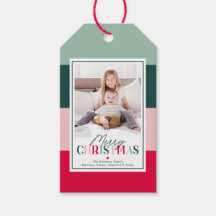 Photo de Joyeux Noël aux rayures colorées