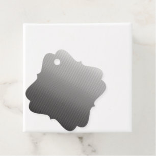 Étiquettes Cadeau photo en noir et blanc d'un mur_