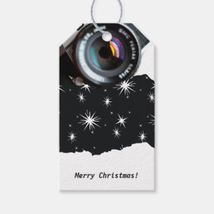 Étiquettes-cadeau Photographe Promotionnel Joyeux Noël Balises cadea