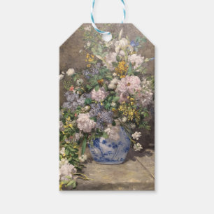 Étiquettes-cadeau Pierre-Auguste Renoir Bouquet de printemps