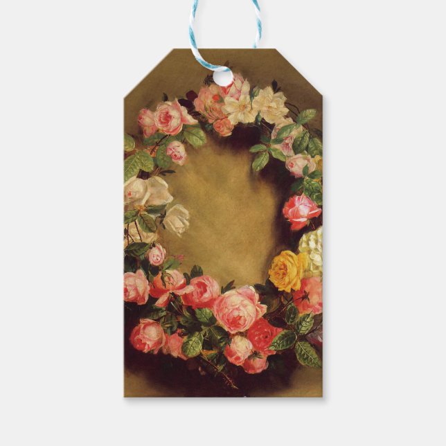 Étiquettes-cadeau Pierre-Auguste Renoir - Couronne des Roses (Devant)