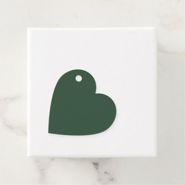 Étiquettes Cadeau Pine Green (En situation)