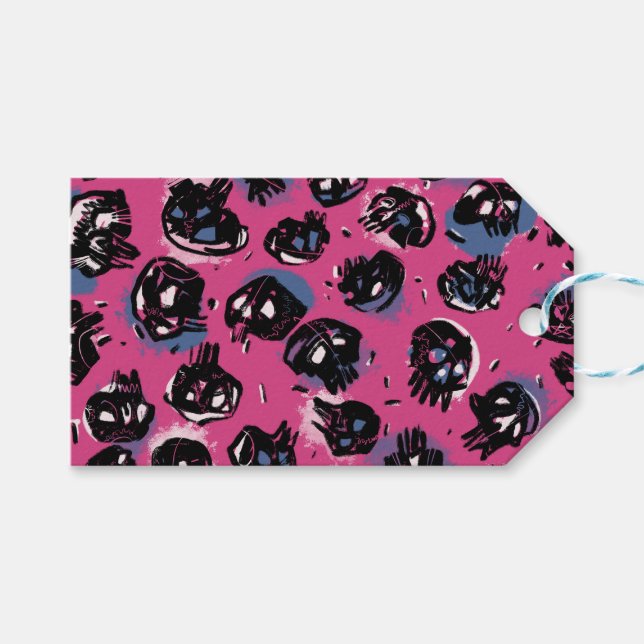 Étiquettes-cadeau Pink emo scull Office & School Promotion (Devant (Horizontal))