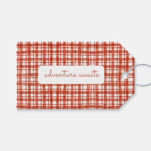 Étiquettes-cadeau Pique-nique Plaid Automne Baby shower neutre genre