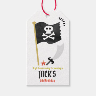 Étiquettes-cadeau Pirate anniversaire fête de faveur tags merci