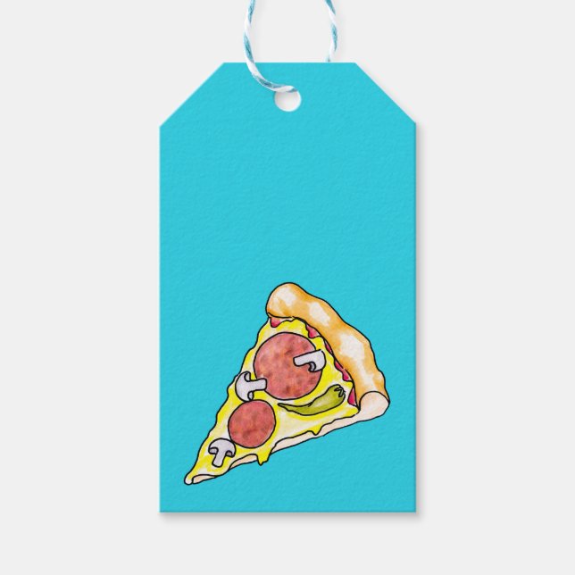 Étiquettes-cadeau Pizza (Devant)