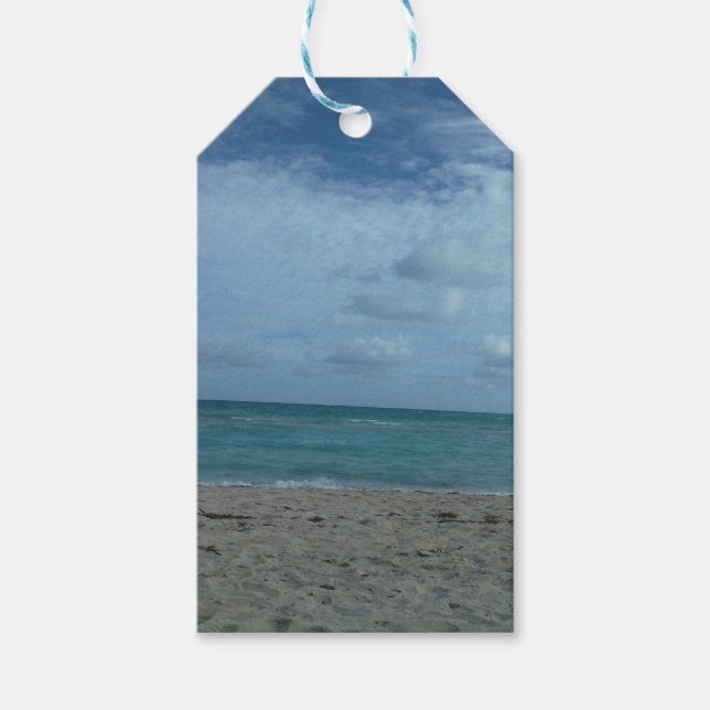 ÉTIQUETTES-CADEAU PLAGE (Devant)